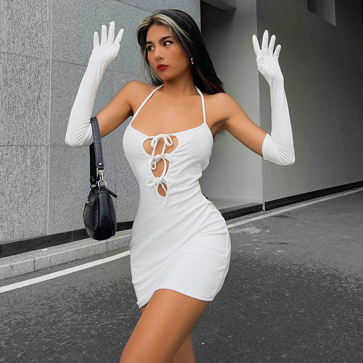 Damen Sexy Booty-Tunika mit langen Ärmeln Echo Archiv