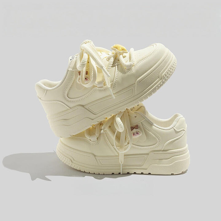 Damen Modische Sneakers mit einzigartigen Schnürdetails und verstärkter Sohle Echo Archiv