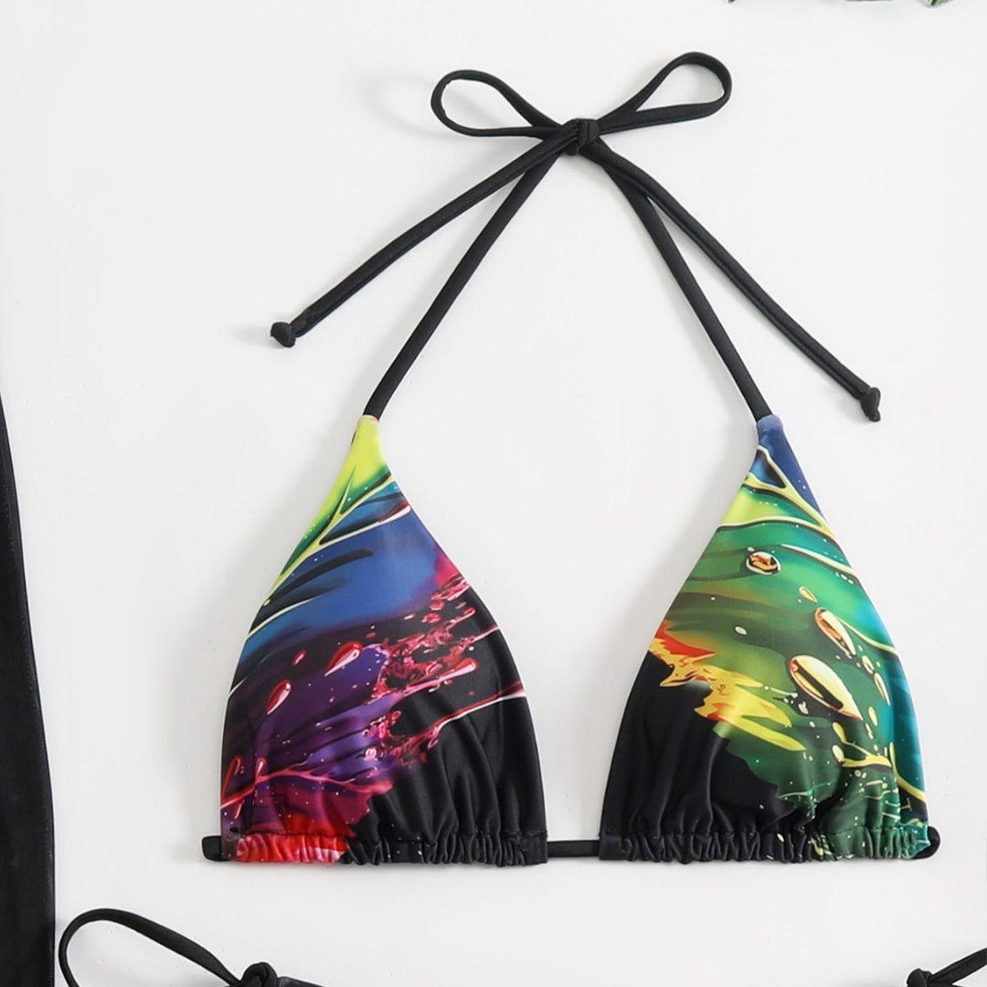 Damen Bikini-Set mit länglichem Rock Echo Archiv