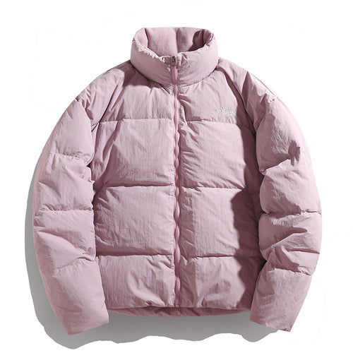 Damen Kurz geschnittene Daunenoptik‑Steppjacke mit hohem Stehkragen und Fleecefutter Echo Archiv