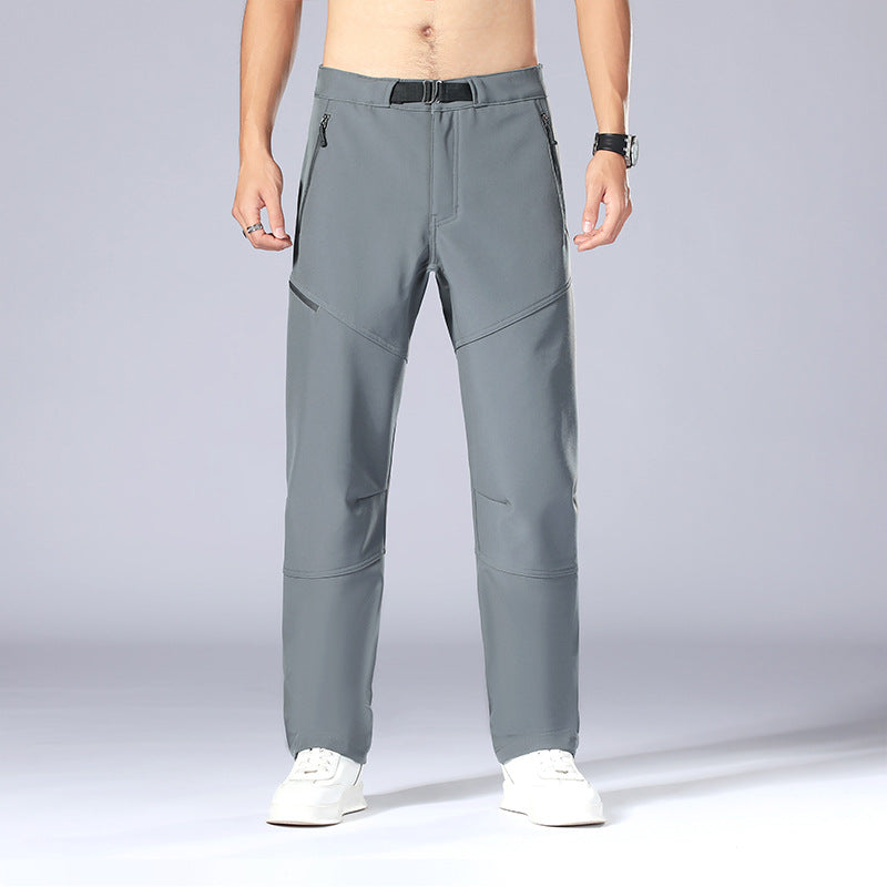 Herren Multifunktionale Outdoor-Hose mit verstellbarem Bund und Reißverschlusstaschen Echoarchiv