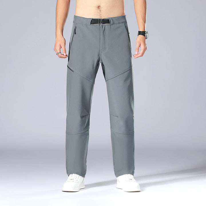 Herren Multifunktionale Outdoor-Hose mit verstellbarem Bund und Reißverschlusstaschen Echoarchiv
