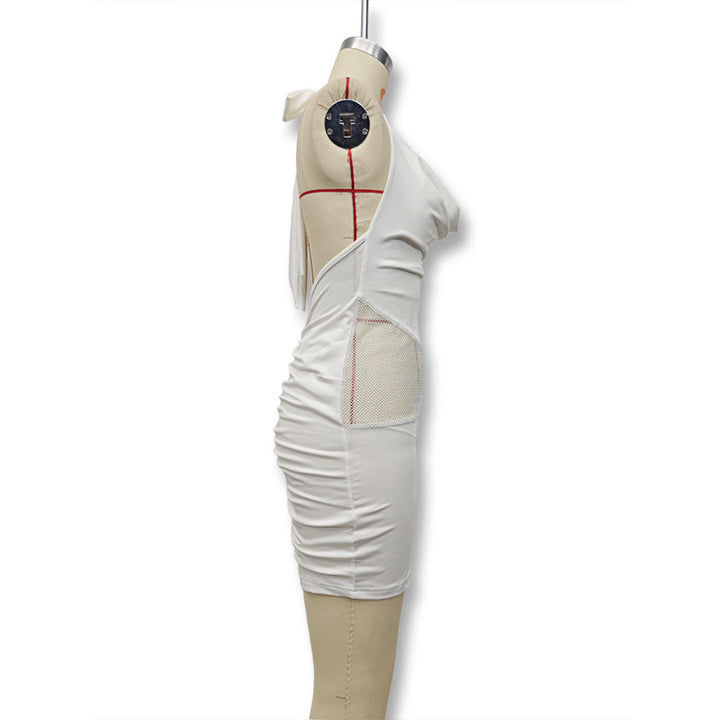 Damen Figurbetontes Minikleid mit elegantem Neckholder und raffinierter Drapierung Echo Archiv