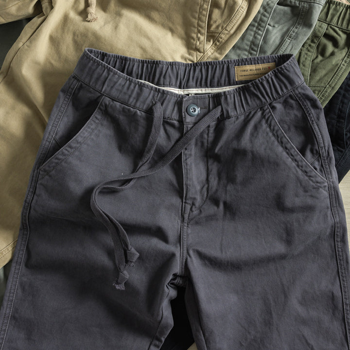 Herren Angesagte Cargo-Hosen mit Gummizug Echo Archiv