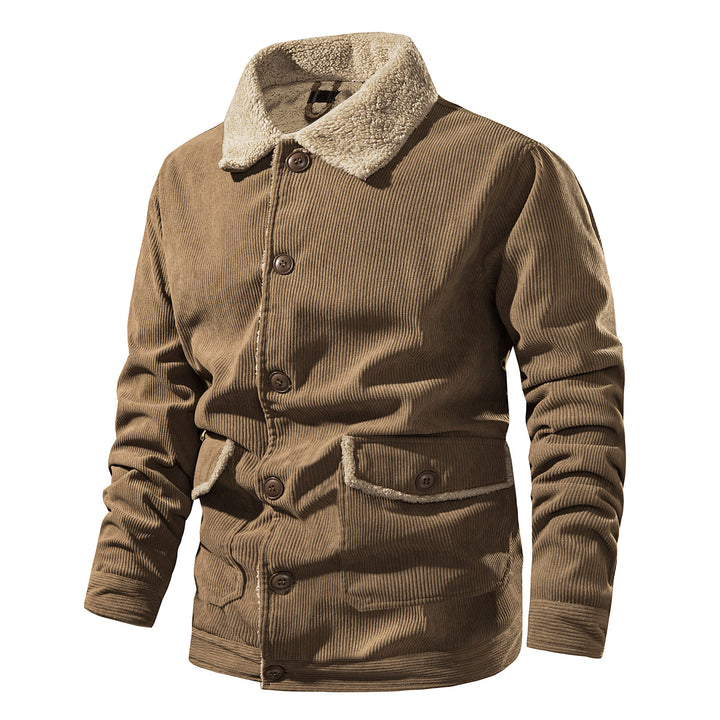 Herren Cord-Jacke mit bequemem Teddyfutter Echoarchiv