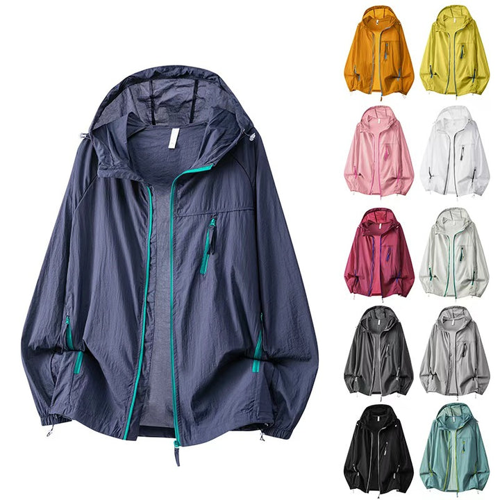 Damen Leichte Outdoor-Jacke mit praktischen Reißverschlusstaschen – Célinea