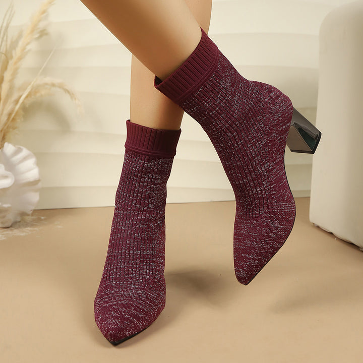 Damen Elegante Strumpfstiefeletten Echo Archiv