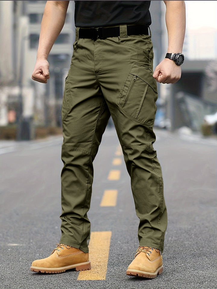 Herren Cargo-Hose mit verstellbarem Bund und tiefen Seitentaschen Echoarchiv
