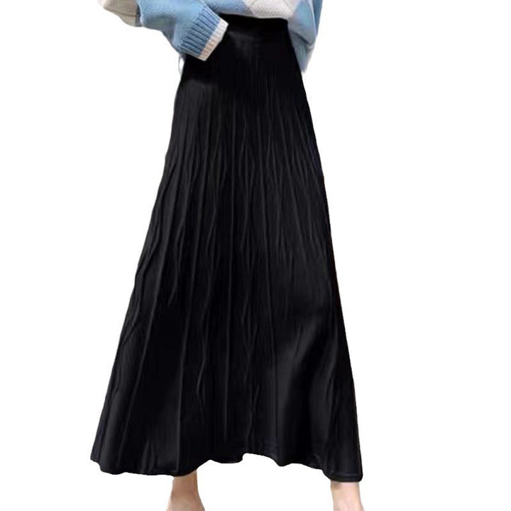 Damen Eleganter, gefalteter Maxirock Echo Archiv