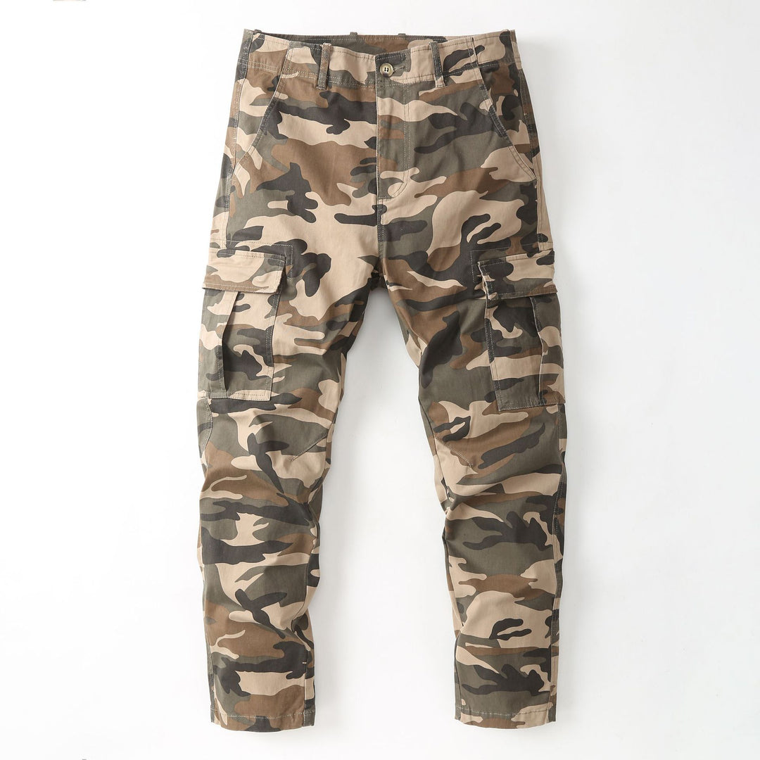 Herren Cargohose mit Tarnmuster und mehreren Utility-Taschen Echoarchiv