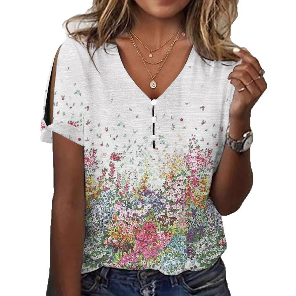 Damen Glitzernde V-Pullover Bluse Echo Archiv