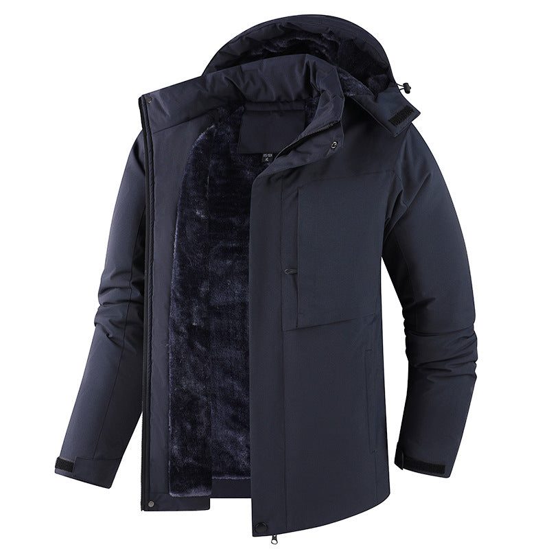 Herren Technische Winterjacke mit Fleece-Innenfutter Echo Archiv