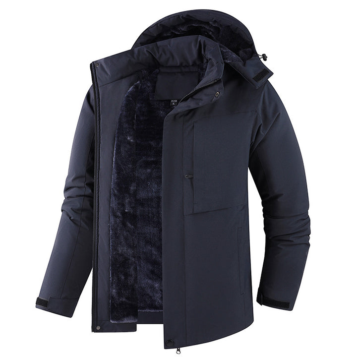 Herren Technische Winterjacke mit Fleece-Innenfutter Echo Archiv