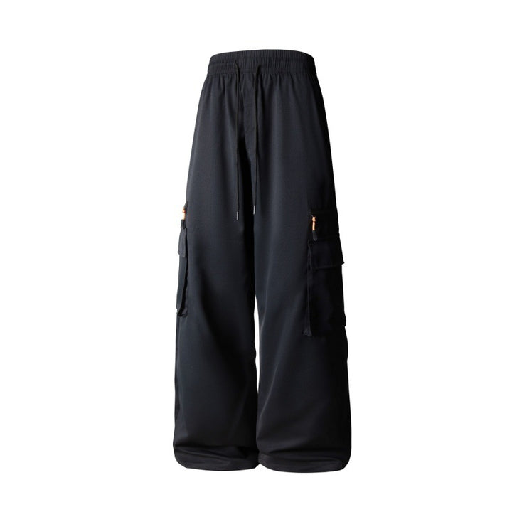 Herren Weite Cargo-Hose im Oversize-Schnitt mit elastischem Tunnelzugbund und Multifachtaschen Echo Archiv