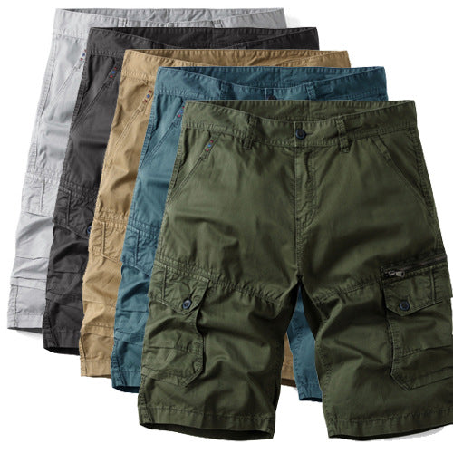 Herren Cargo-Bermudashorts mit praktischen Seitentaschen und verstellbarem Gummizug Echoarchiv