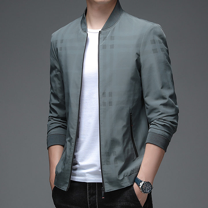 Herren sportliche Leichtjacke mit gestreiftem Design Echoarchiv
