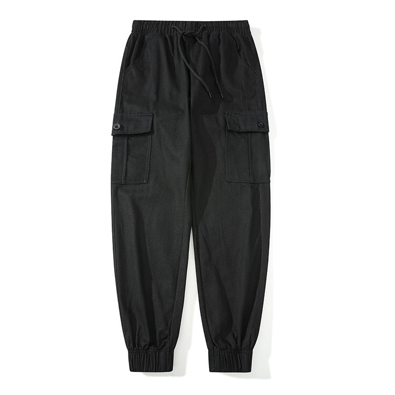 Herren Cargo-Joggerhose mit elastischem Bund, Klappentaschen und gerippten Knöcheln Echo Archiv