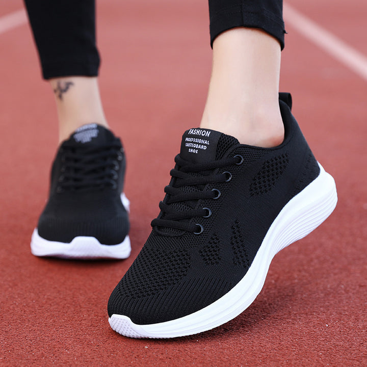 Damen nan leichte Laufschuhe mit atmungsaktivem Strickobermaterial und viskoelastischer Komfortsohle Echo Archiv