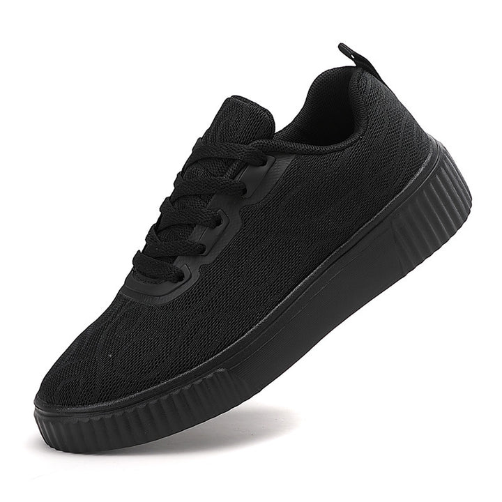 Damen nan luftige Plateausneaker mit gestricktem Obermaterial und gepolstertem Komfortfußbett Echo Archiv