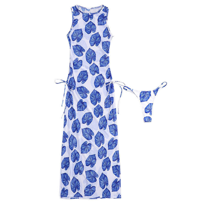 Damen Maxikleid mit floralem Druck Echo Archiv