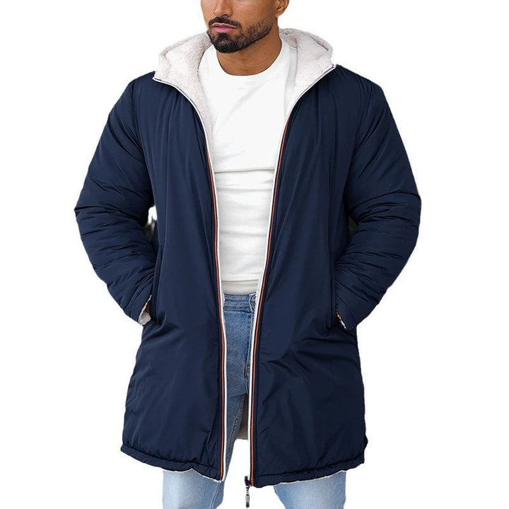 Herren sportliche Winterjacke mit weichem Innenfutter und hohem Kragen Echoarchiv