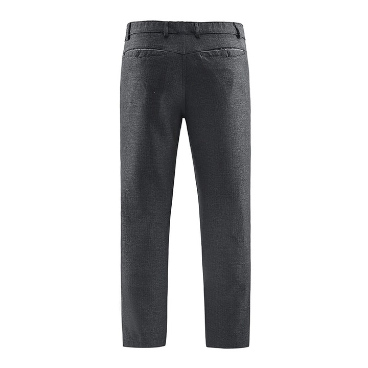Herren Tailored-Chinohose mit geradem Bein, Gürtelschlaufen & Wiener Naht Echoarchiv