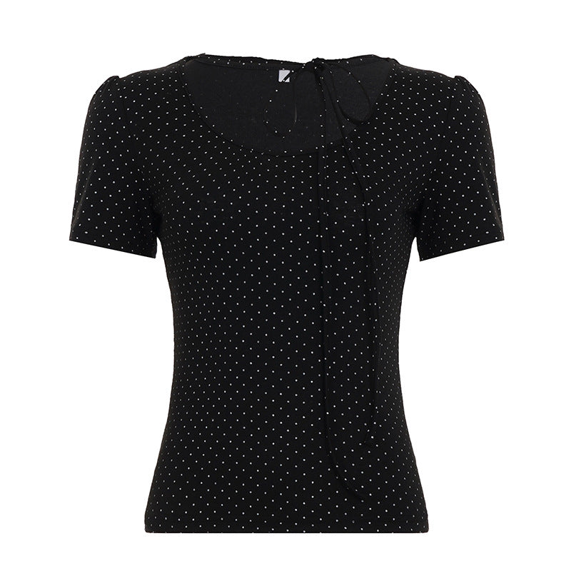 Damen Polka Dot Bluse Echo Archiv
