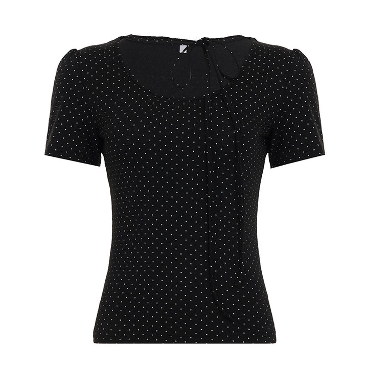 Damen Polka Dot Bluse Echo Archiv