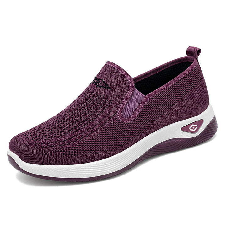 Damen Atmungsaktive Slip-On Sneakers mit flexibler Sohle und rutschfestem Profil Echo Archiv