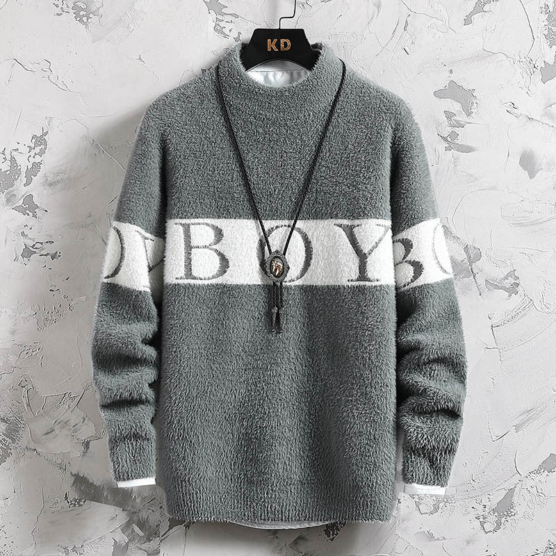 Damen Hochwertiger, kuscheliger Pullover mit Stehkragen Echoarchiv