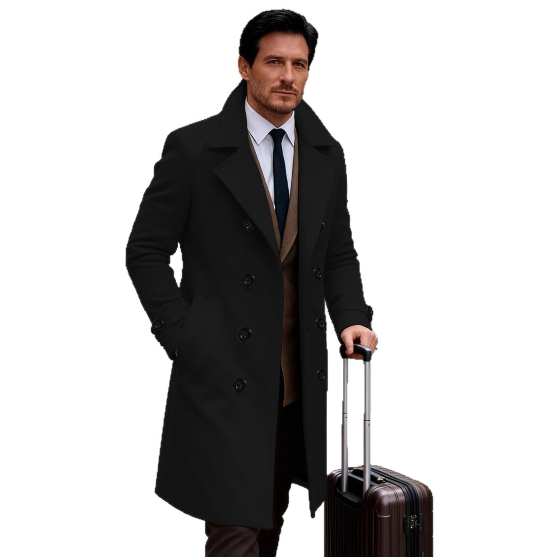 Herren eleganter Doppeltunnelmantel – Montevé