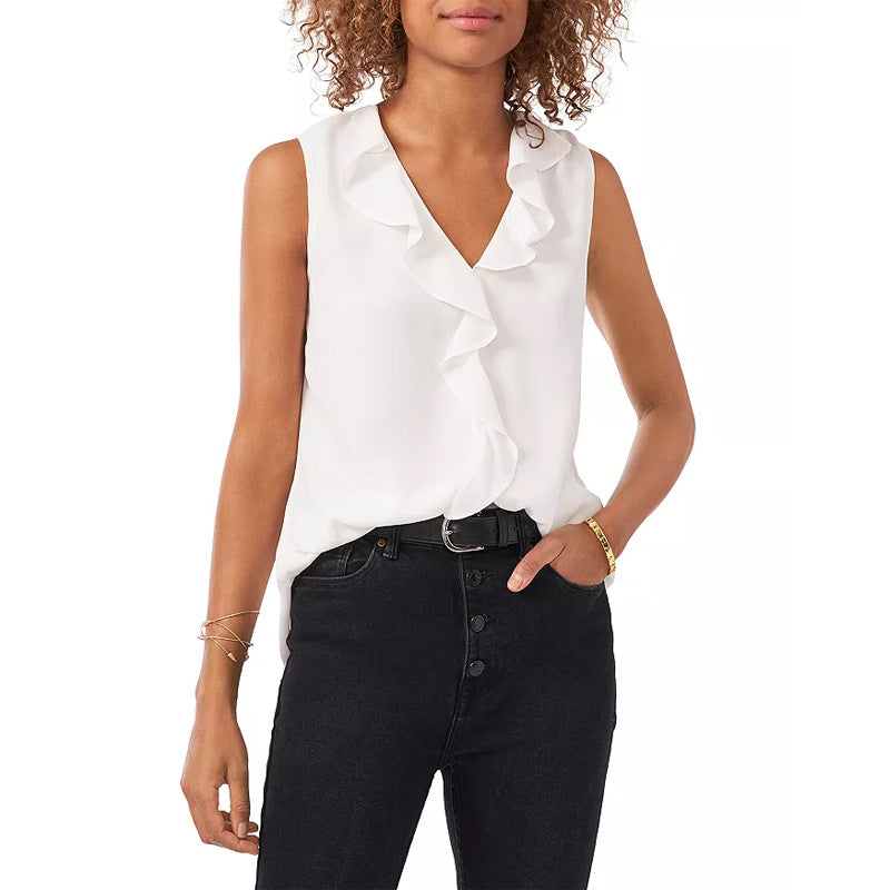 Damen Bluse mit Rüschendetails – Élovi