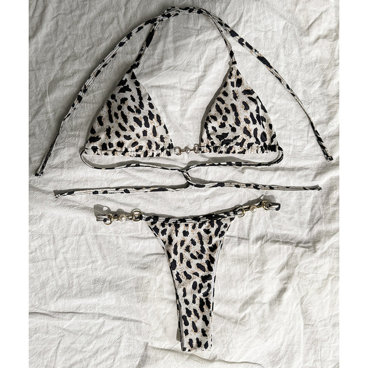 Damen Triangel-Bikini mit modischen Kettendetails Echo Archiv