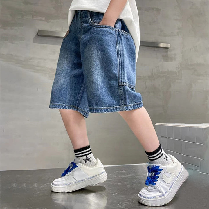 Unisex modische Denim-Shorts mit großen Taschen Echo Archiv