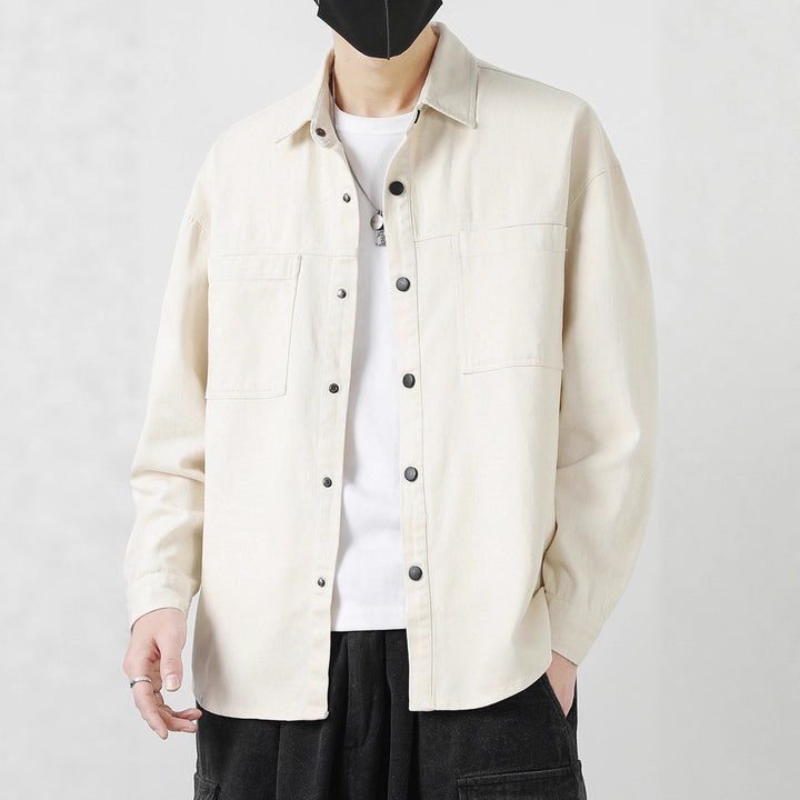 Herren Lässige Overshirt-Jacke Echo Archiv