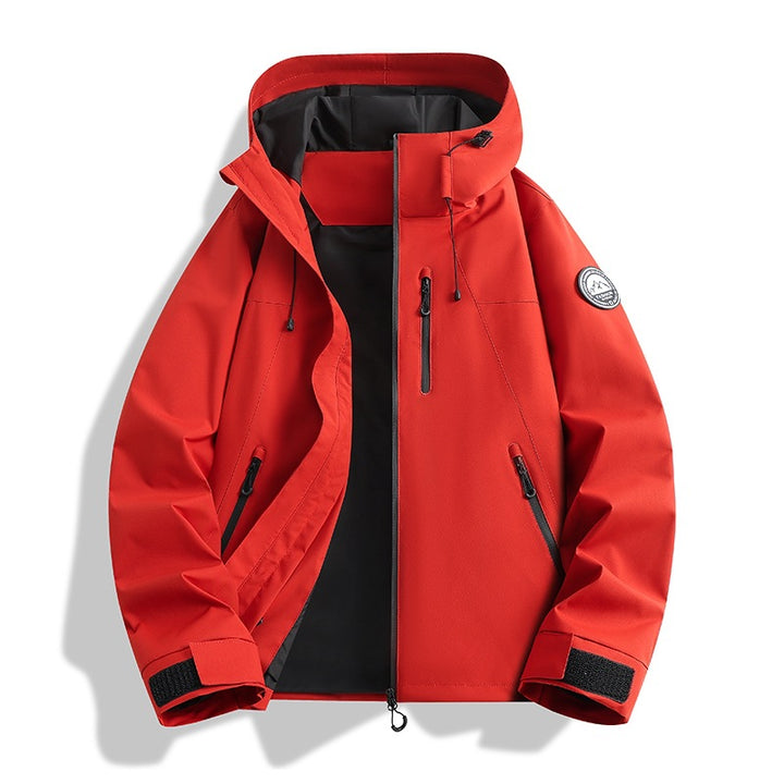 Herren dreiteilige Softshell-Outdoorjacke mit abnehmbarem Fleecefutter und Kapuze Echoarchiv
