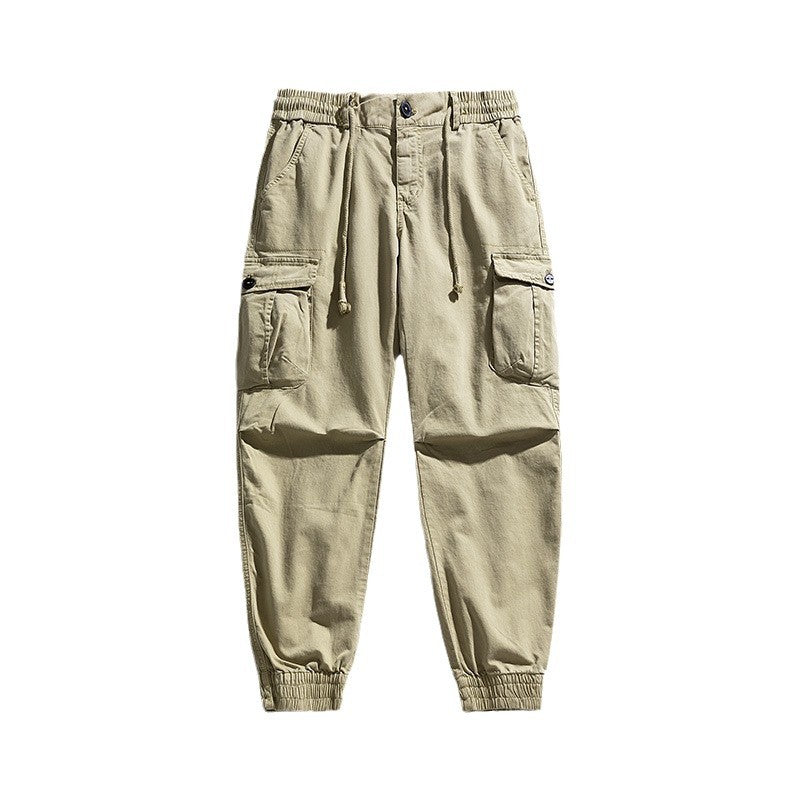 Herren Urbane Utility-Cargo-Jogger mit elastischem Komfortbund, Tunnelzug und Klapp‑Mehrfachtaschen Echo Archiv