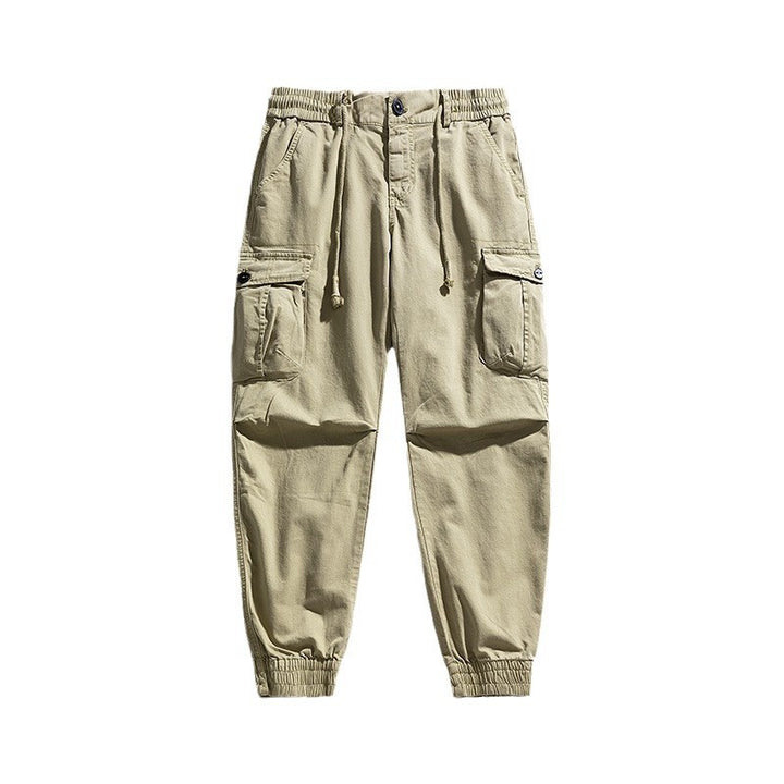 Herren Urbane Utility-Cargo-Jogger mit elastischem Komfortbund, Tunnelzug und Klapp‑Mehrfachtaschen Echo Archiv