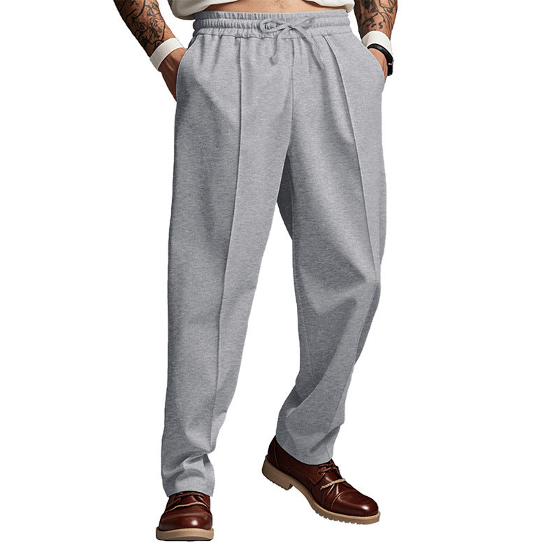 Herren Chino-Hose mit verstellbarem Bund und eleganter Faltenoptik Echoarchiv