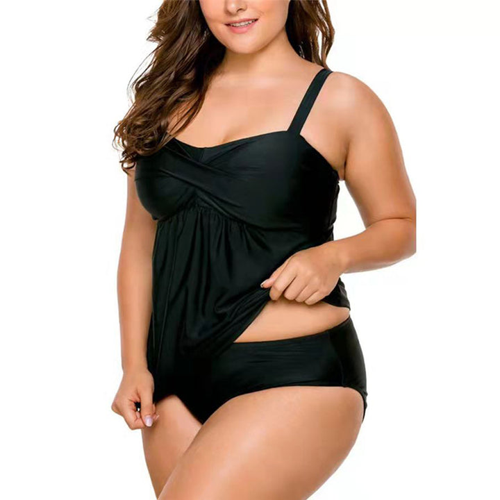 Damen Tankini-Badeanzug mit schmeichelndem Schnitt und verstellbaren Trägern Echo Archiv