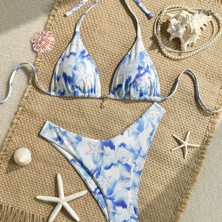 Damen Triangel-Bikini mit maritimem Motiv Echo Archiv