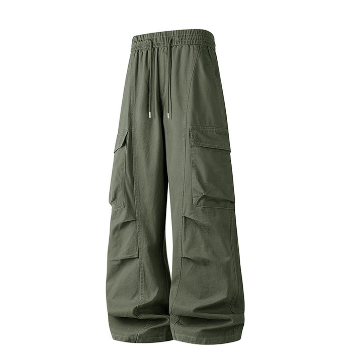 Herren Baggy-Cargo-Hose mit tiefem Schritt, Oversized-Silhouette und aufgesetzten Utility-Taschen Echo Archiv