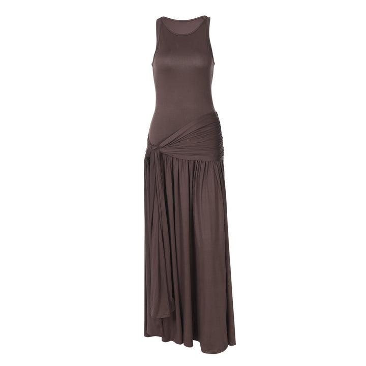 Damen Elegantes Maxikleid mit raffiniertem Wickel-Design und schmeichelnder Silhouette Echo Archiv