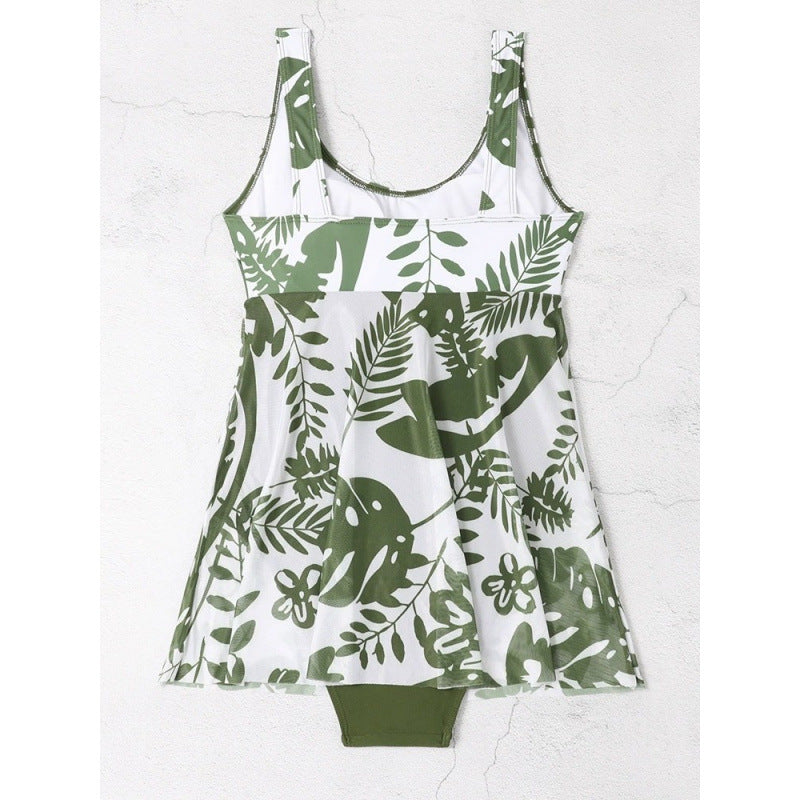 Damen Badeanzugkleid mit floralem Design und elegantem Schnitt Echo Archiv