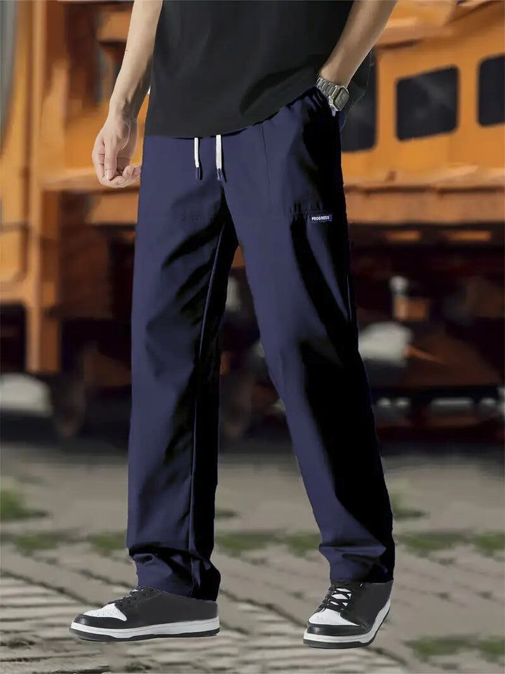 Herren Bequeme und Stilvolle Freizeithose Echo Archiv