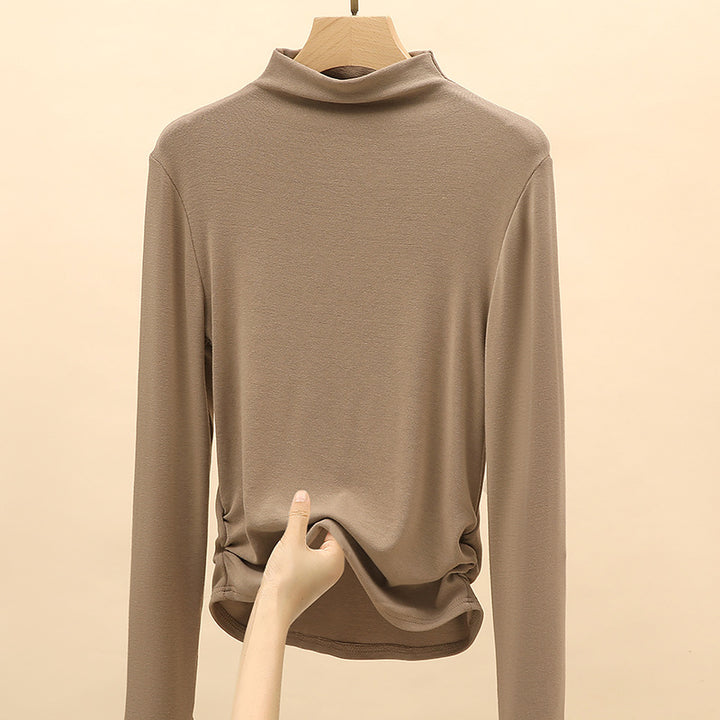 Damen Elegantes Langarmshirt mit hochgeschlossenem Kragen Echo Archiv 1787620449