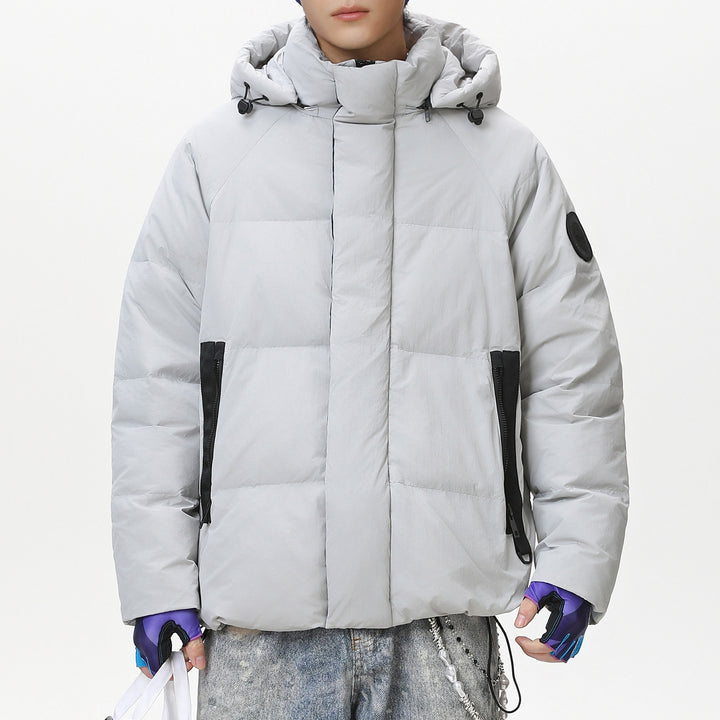 Herren Ultraleichte Steppjacke mit Kapuze Echoarchiv