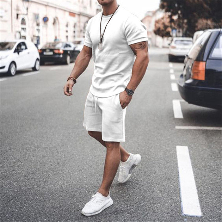 Herren lässiges Sportswear-Set aus atmungsaktivem Material Echoarchiv