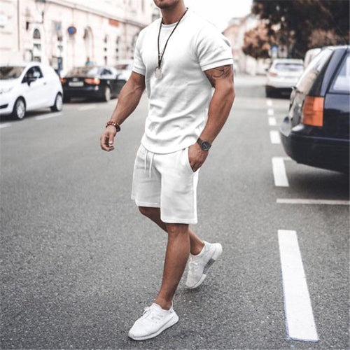 Herren lässiges Sportswear-Set aus atmungsaktivem Material Echoarchiv