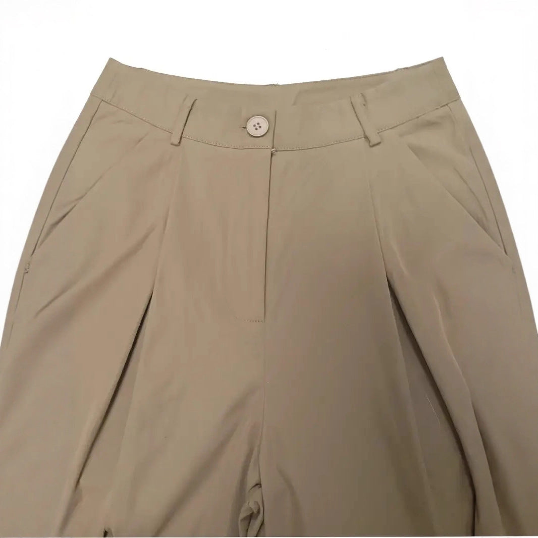Damen Hoch geschnittene Palazzo-Hose mit eleganten Falten und formschöner Passform Echo Archiv